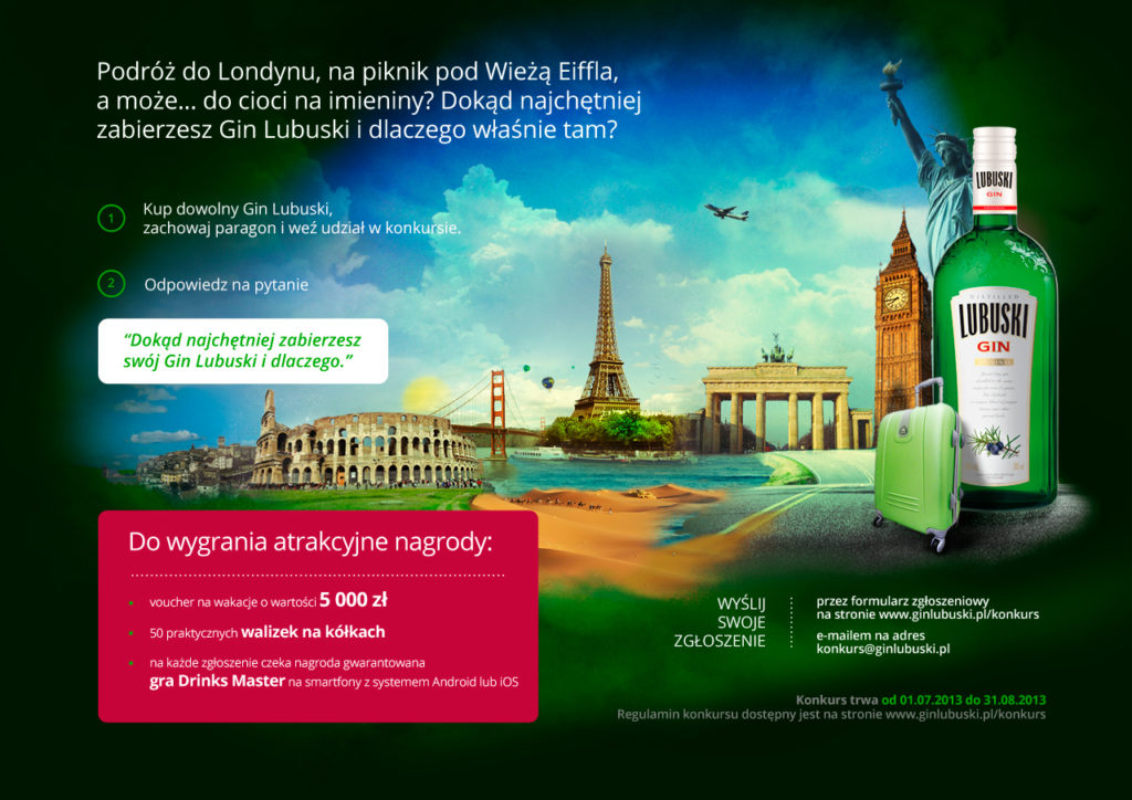 Konkurs Zabiorę GIN LUBUSKI do… ulotka