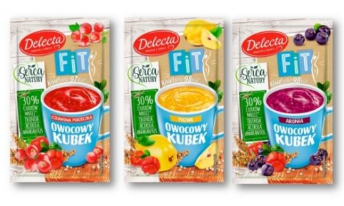 Owocowy kubek FIT Delecta – pierwszy, lekki kisiel z superfoods