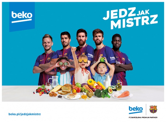 Jak odżywiają się zawodnicy FC Barcelony? LIFESTYLE, Żywienie - Przepisy układane przez dietetyków piłkarzy zdradza Beko w swojej nowej kampanii.