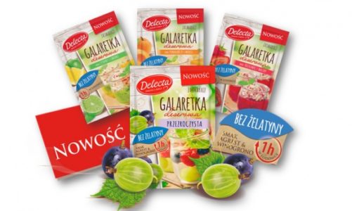 Przezroczysta Galaretka deserowa Delecta bez żelatyny