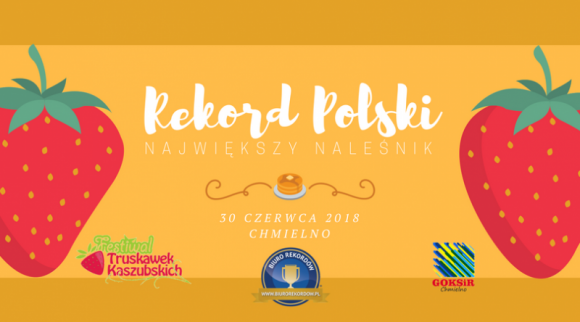 Podczas III Festiwalu Truskawek Kaszubskich będą bić kolejny Rekord Polski LIFESTYLE, Żywienie - To już kolejna, trzecia, edycja Festiwalu Truskawek Kaszubskich. Tym razem w ramach wydarzenia bity będzie Rekord Polski na najdłuższy naleśnik truskawkowy. Do udziału w wydarzeniu zaproszeni są zarówno młodsi jak i starsi.