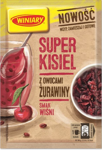 SUPER Kisiel z super dodatkami! Poznaj pyszną NOWOŚĆ od marki WINIARY!