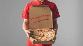 Życzenia co do pudełka pizzy