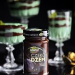 Miętowa panna cotta z czekodżemem Łowicz