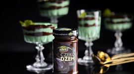 Miętowa panna cotta z czekodżemem Łowicz