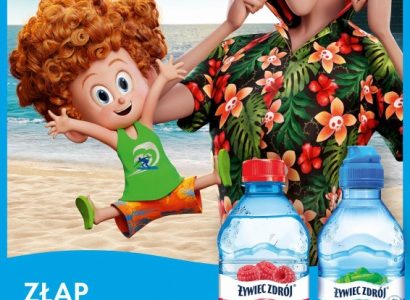 Bohaterowie filmu „Hotel Transylwania 3” na produktach Żywiec Zdrój