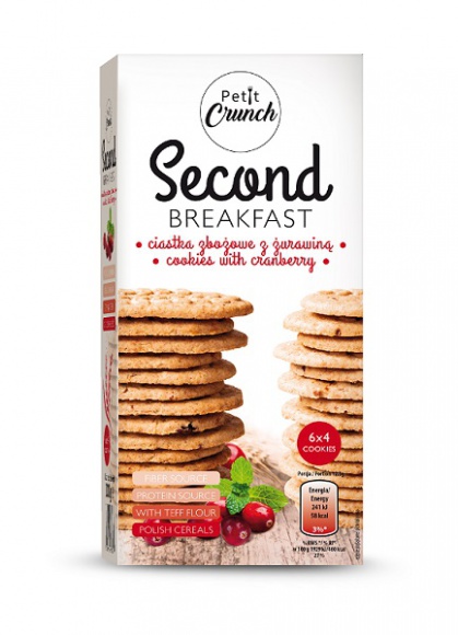 Wielozbożowe ciastka Petit Crunch w trzech smakach