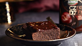Brownie z kokosową nutą i czekodżemem Łowicz