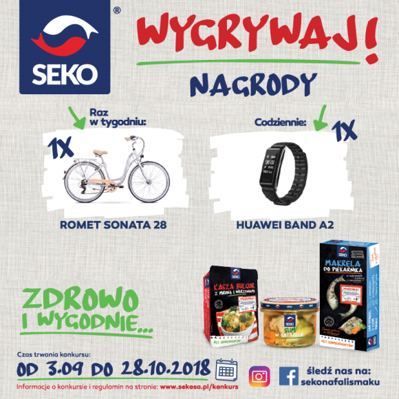 Postaw na prawdziwy hit w jedzeniu fit! Weź udział w konkursie marki SEKO
