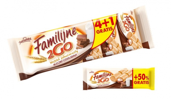Od teraz Familijne 2GO z pełnoziarnistym wafelkiem!