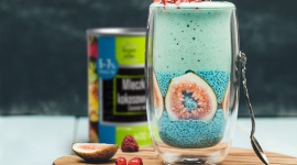 Niebiański pudding z chia i mleczkiem kokosowym