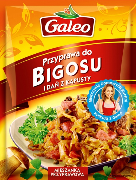 Czym przyprawić groch z kapustą? LIFESTYLE, Żywienie - Kapusta z grochem to tradycyjne polskie danie, kojarzące się z wigilijną kolacją. Warto sięgać po nie jednak znacznie częściej, zwłaszcza jesienią i zimą. Doskonałego smaku nadadzą mu przyprawa do bigosu i dań z kapusty Galeo lub przyprawa do dań z fasoli Galeo.