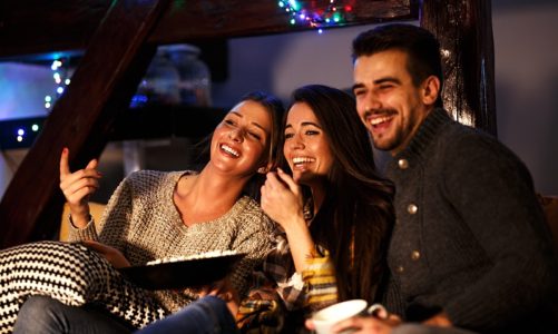 Zimowy wieczór w filmowym stylu