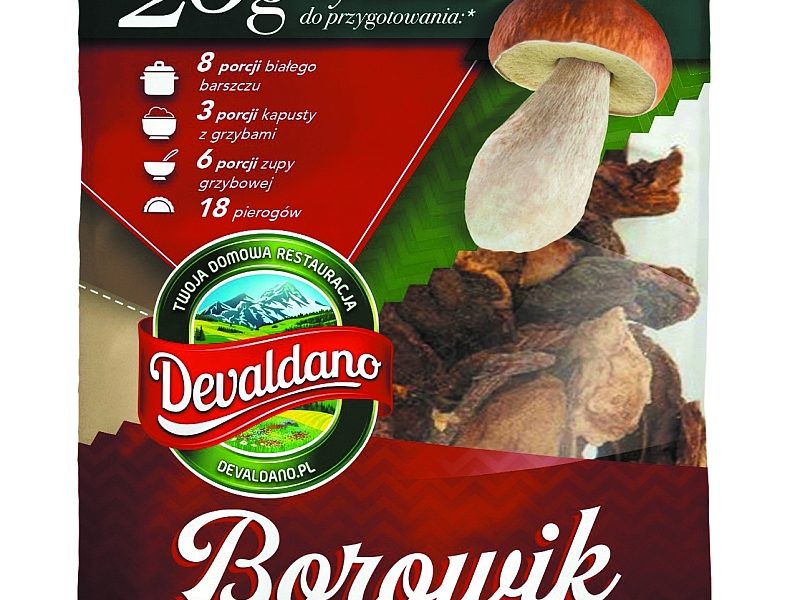 Borowik suszony w plastrach
