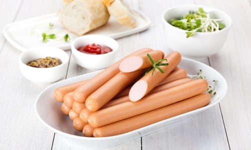 Parówki ze 100% mięsa z szynki