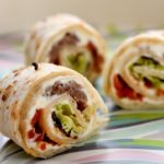 Kolorowe tortille z szarpaną wieprzowiną marki Berger i warzywami
