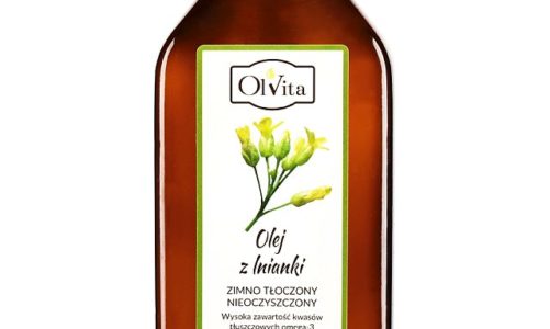 Olej z lnianki zimno tłoczony, nieoczyszczony, nierafinowany