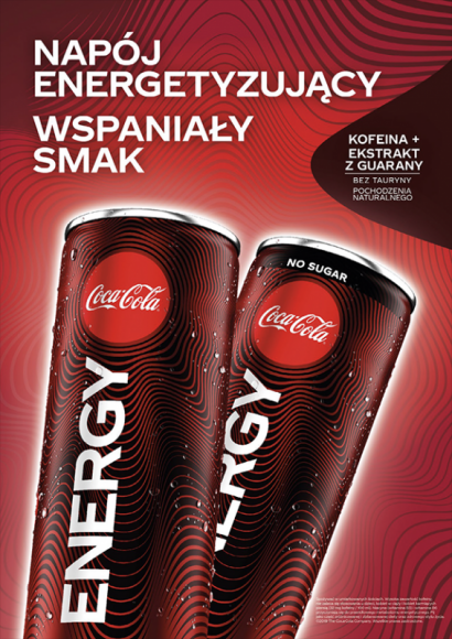 Nowy napój energetyzujący – Coca-Cola Energy
