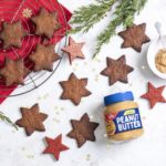 Orzechowe gwiazdki Pyszne ciasteczka z masłem orzechowym Sante crunchy