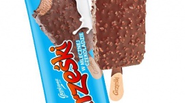 NOWOŚĆ lody Grześki w czekoladzie mlecznej na patyku