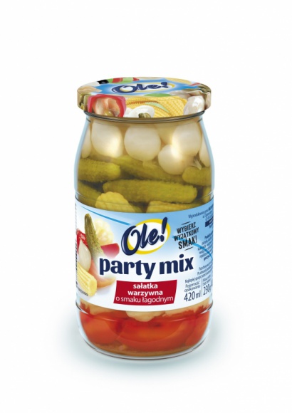 Wachlarz smaków i kolorów w słoiczku Party Mix od OLE! LIFESTYLE, Żywienie - Wachlarz smaków i kolorów w słoiczku Party Mix od OLE! – gwarancja pysznej i udanej zabawy!