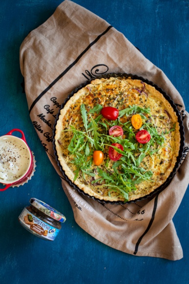 PRZEPIS Tarta pieczarkowo – śmietanowa LIFESTYLE, Żywienie - PRZEPIS Tarta pieczarkowo – śmietanowa