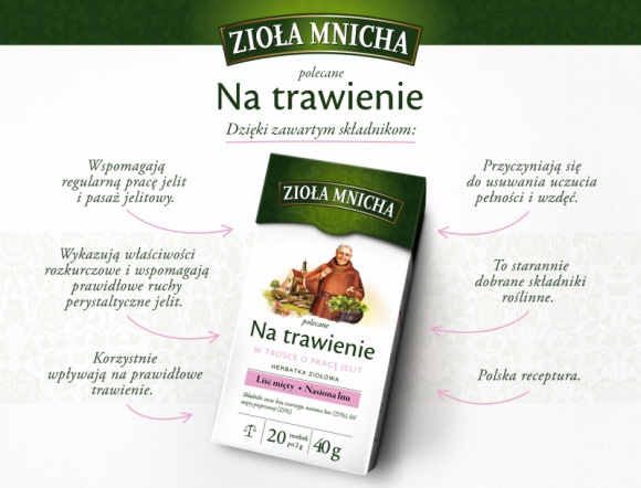 Herbatki ziołowe Zioła Mnicha w ofercie Herbapol – zdrowie zawarte w naturze LIFESTYLE, Żywienie - Zioła – naturalne bogactwo. Kiedyś skrzętnie uprawiane przez nasze babcie, dzisiaj równie chętnie po nie sięgamy dzięki ich unikatowemu smakowi.