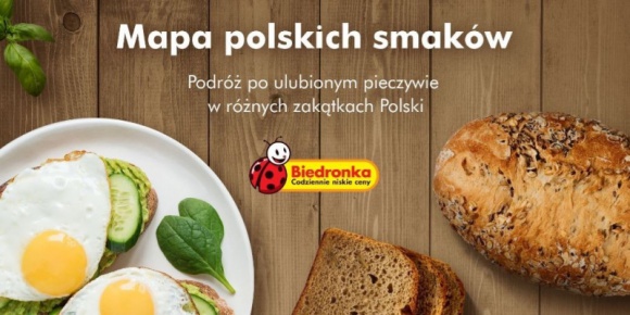 Światowy Dzień Chleba w Biedronce LIFESTYLE, Żywienie - Żytnie, pszenne czy mieszane? Kwaśne czy słodkie? Jakie jest ulubione pieczywo Polaków? 16 października obchodzimy Światowy Dzień Chleba. Z tej okazji Biedronka przygotowała jedyną w swoim rodzaju mapę polskich smaków związanych z pieczywem.